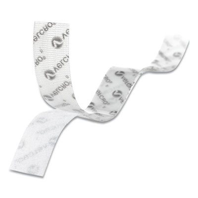 Sticky-Back Fasteners, Removable Adhesive, 0.75" X 15 Ft, Clear