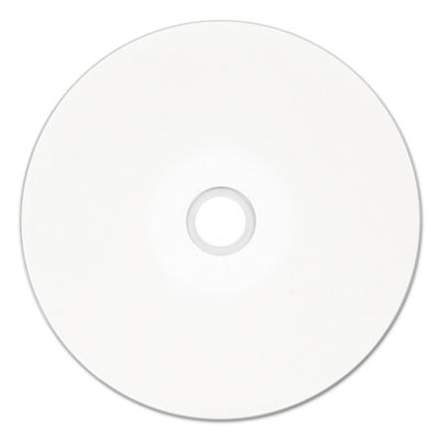 Dvd+r Recordable Disc, 4.7 Gb, 16x, Spindle, Hub Printable, White, 50/Pack