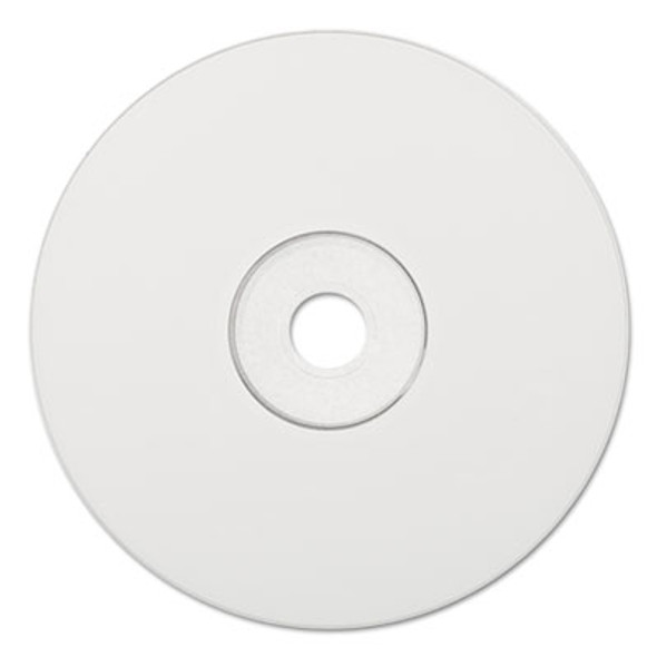 Cd-R Printable Recordable Disc, 700 Mb, 52x, Spindle, White, 100/Pack