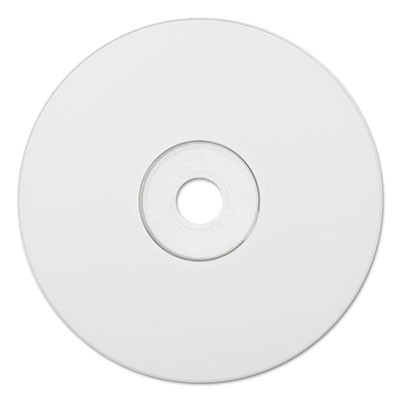 Cd-R Printable Recordable Disc, 700 Mb, 52x, Spindle, White, 100/Pack