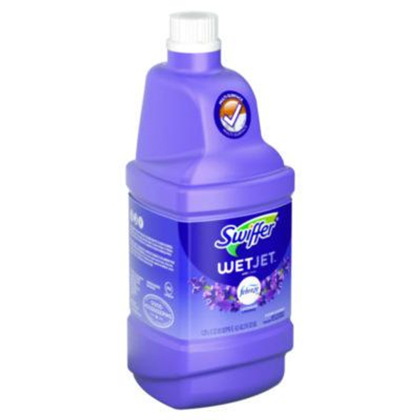 Wetjet System Cleaning-Solution Refill, Lavender Scent, 1.25 L, 4/Carton
