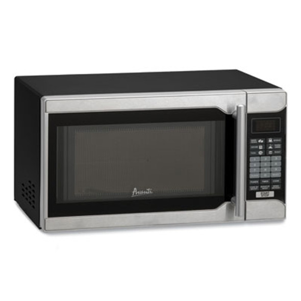 0.7 Cu.Ft Capacity Microwave Oven, 700 Watts, Black/Stainless Steel