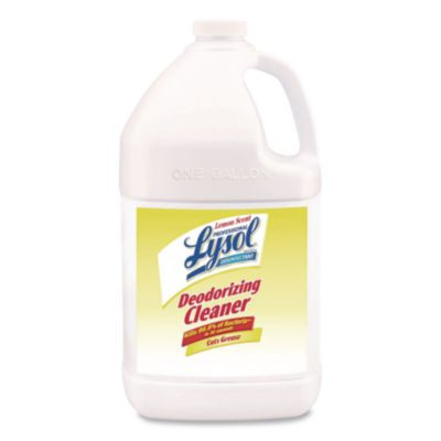 Disinfectant Deodorizing Cleaner Concentrate, Lemon Scent, 1 Gal Bottle