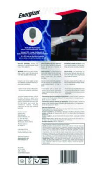 Weather Ready Led Flashlight, 1 Nimh Rechargeable Battery (Included), Silver/Gray