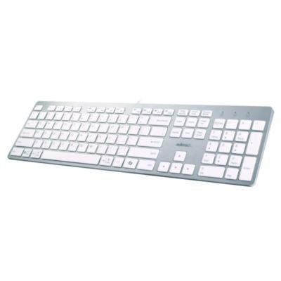 Akb-730Uw Keyboard, Silver/White