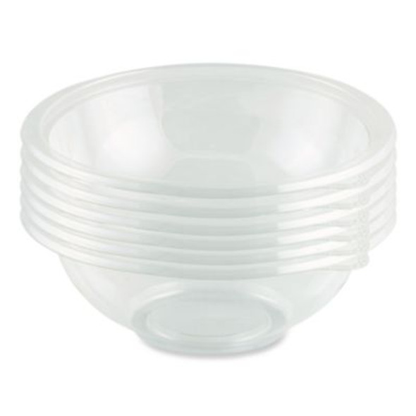 Crystal Classics Bowl, 24 Oz, 7" Diameter x 2.56" h, Clear, Plastic, 150/Carton