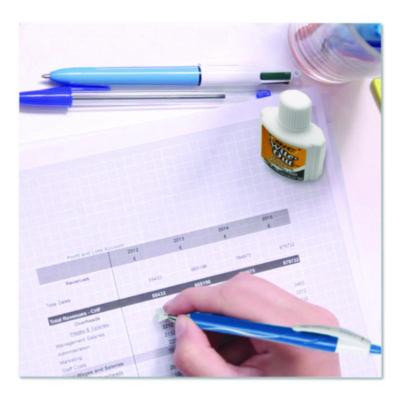 Wite-Out Quick Dry Correction Fluid, Foam Brush Tip Applicator, 0.68 Oz Bottle, White, 2/Pack