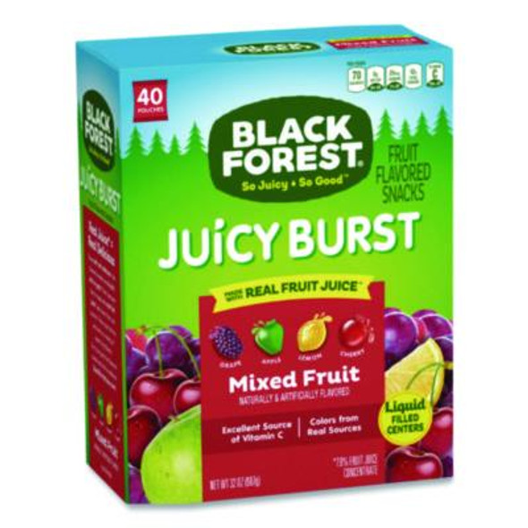 Juicy Burst Fruit Flavored Snack, Mixed Fruit, 32 Oz, 40/Box
