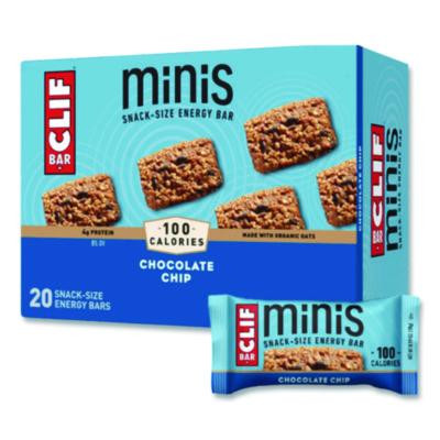 Energy Bar, Mini Chocolate Chip, 0.99 Oz Bar, 20/Box