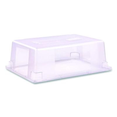 Storplus Polycarbonate Food Storage Container, 12.5 Gal, 18 x 26 x 9, Clear, Plastic
