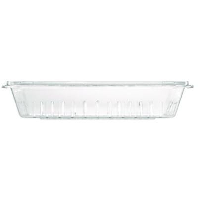 Storplus Polycarbonate Food Storage Container Colander, 18 x 26 x 5, Clear, Plastic