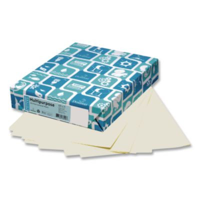 Cover Stock, 67 Lb Bristol Weight, 8.5 x 11, Cream, 250/Pack