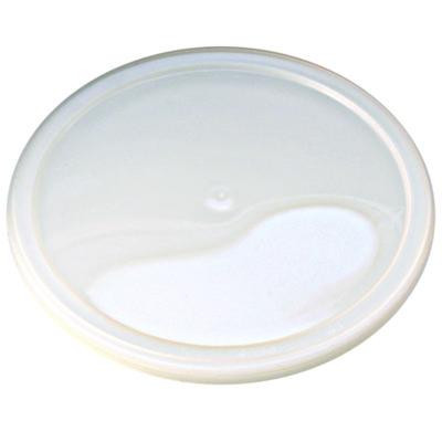 Pro Kal Polyethylene Flush Fill Round Deli Lids, 4.6" Diameter, Clear, Plastic, 500/Carton