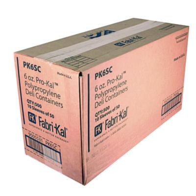 Microwavable Deli Containers, 6 Oz, 4.6" Diameter x 1.3" h, Clear, Plastic, 500/Carton