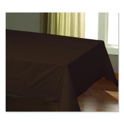 Cellutex Table Covers, Poly/Tissue, 54" x 108", Chocolate Brown, 25/Carton