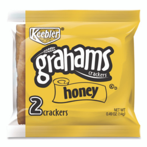 Honey Grahams Crackers, 0.49 Oz Bag, 200/Carton