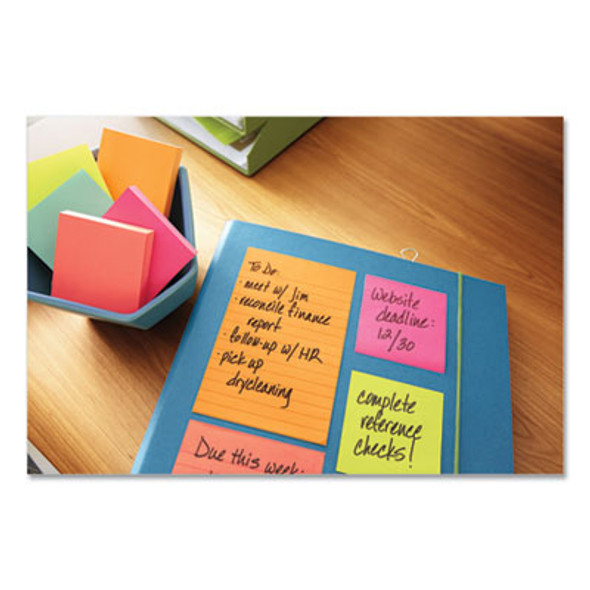 Original Pads In Poptimistic Colors, Cabinet Pack, 3 x 3, 100 Sheets/Pad, 18 Pads/Pack