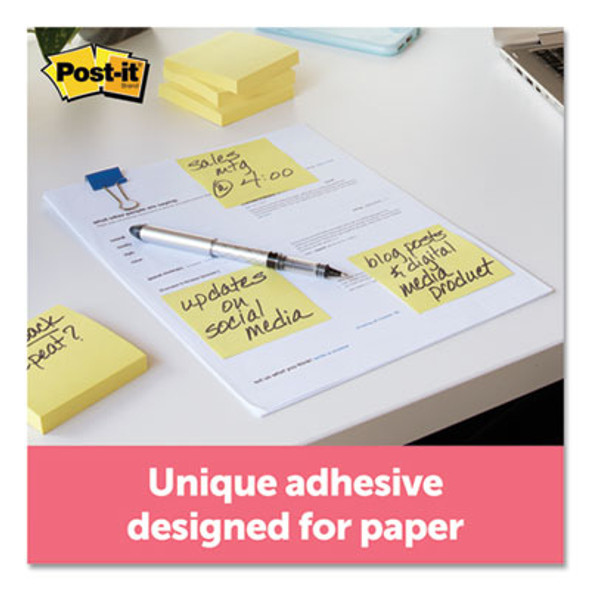 Original Pads In Canary Yellow, Value Pack, 3" x 3", 100 Sheets/Pad, 24 Pads/Pack