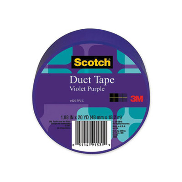 Duct Tape, 1.88" X 20 Yds, Violet Purple