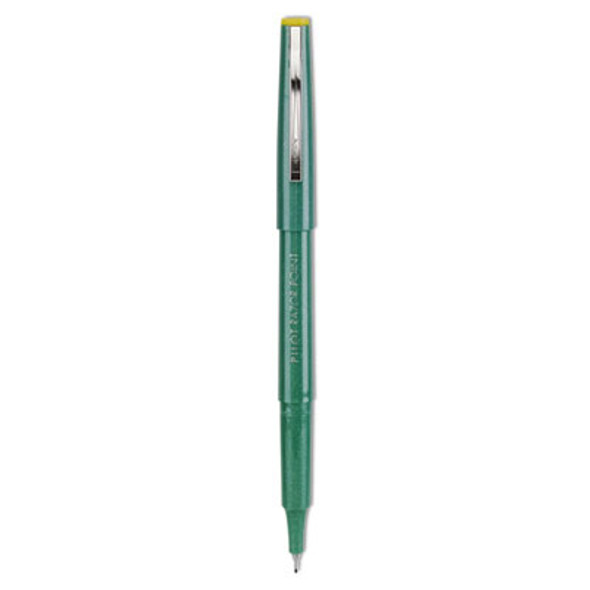 Razor Point Fine Line Porous Point Pen, Stick, Extra-Fine 0.3 Mm, Green Ink, Green Barrel, Dozen