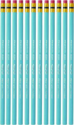 Col-Erase Pencil With Eraser, 0.7 Mm, 2B, Non-Photo Blue Lead, Non-Photo Blue Barrel, Dozen
