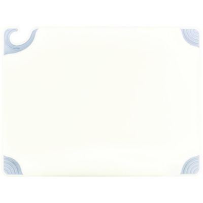 Saf-T-Grip Cutting Board, Plastic, 24 x 18 x 0.5, White