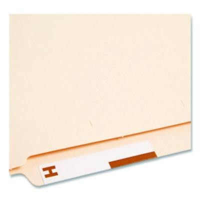 Alphaz Color-Coded First Letter Combo Alpha Labels, H/u, 1.16 X 3.63, Dark Brown/White, 5/Sheet, 20 Sheets/Pack