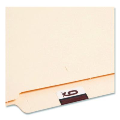 Numerical End Tab File Folder Labels, 9, 1 X 1.25, White, 500/Roll