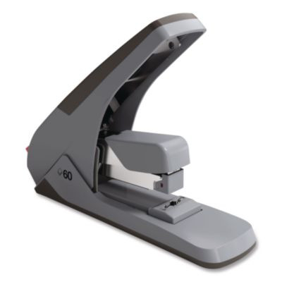 One-Touch Desktop Stapler, 60 Or 25 Sheet Capacity, Gray/Black