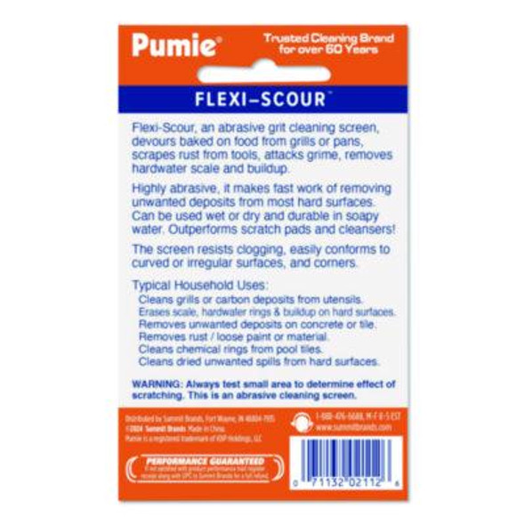 Flexible Scouring Screen, 5.5 x 4, Black, 48/Carton