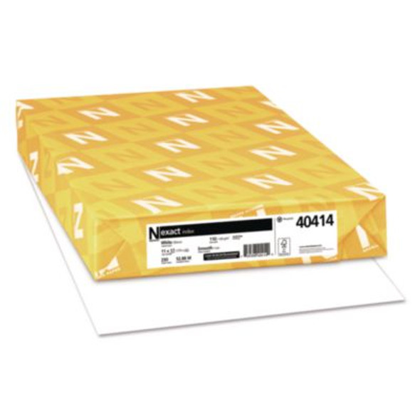 Exact Index Card Stock, 92 Bright, 110 Lb Index Weight, 11 x 17, White, 250/Pack