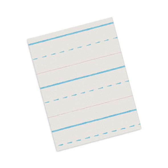 Multi-Program Handwriting Paper, 30 Lb Bond Weight, 1/2" Long Rule, Two-Sided, 8 x 10.5, 500/Pack