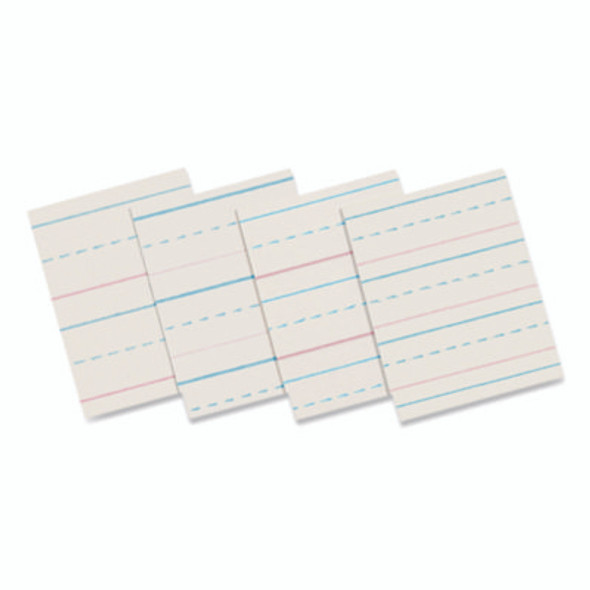 Multi-Program Handwriting Paper, 30 Lb Bond Weight, 1/2" Long Rule, Two-Sided, 8 x 10.5, 500/Pack