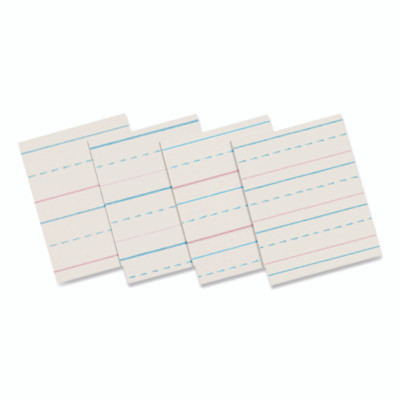 Multi-Program Handwriting Paper, 30 Lb Bond Weight, 1/2" Long Rule, Two-Sided, 8 x 10.5, 500/Pack