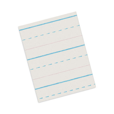 Multi-Program Handwriting Paper, 30 Lb Bond Weight, 1/2" Long Rule, Two-Sided, 8 x 10.5, 500/Pack