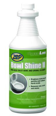 Bowl Shine Ii, Pleasant Scent, 1 Qt Bottle, 12/Carton