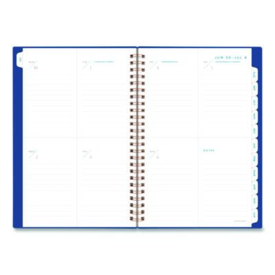 Signature Lite Academic Weekly Monthly Planner, Blue Cover, 12-Month (July To June): 2025 To 2026