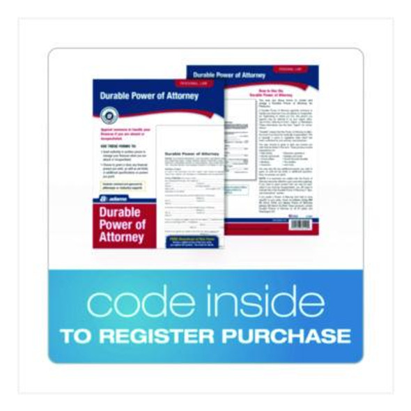 Durable Power Of Attorney Digital Download With Instructions, 8.5 x 11, Unlimited Number Of Forms