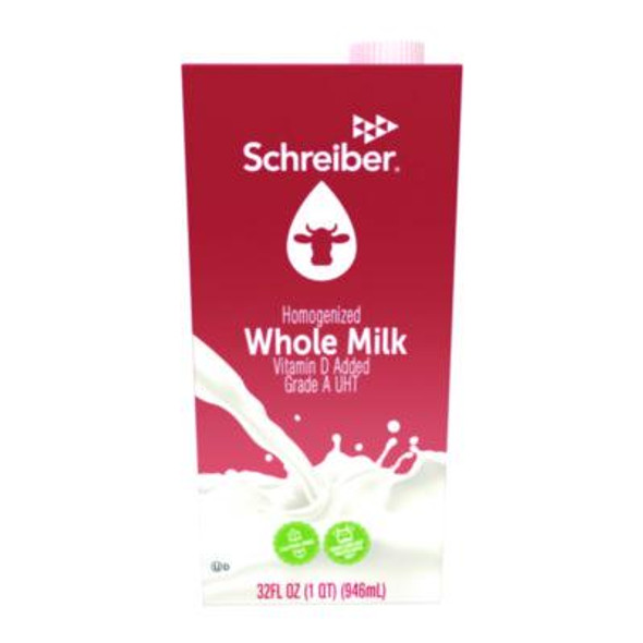 Original Whole Milk, 32 Oz Carton, 12/Carton