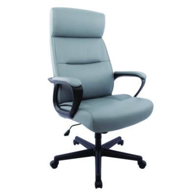 Alera Oxnam Series High-Back Task Chair, Supports Up To 275 Lb, 17.56 To 21.38 Seat Height, Gray Seat, Gray Back, Black Base