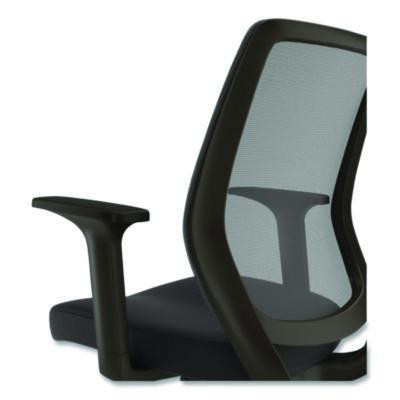 Alera Wessex Ergonomic Fabric Mesh Swivel Task Chair, Supports Up To 275Lbs, 17.09 To 20.83 Seat Height, Black Seat/Back/Base