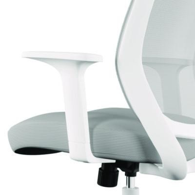 Alera Wessex Ergonomic Fabric Mesh Swivel Task Chair, Supports 275 Lb, 17.09 To 20.83 Seat Height, Gray Seat/Back, White Base