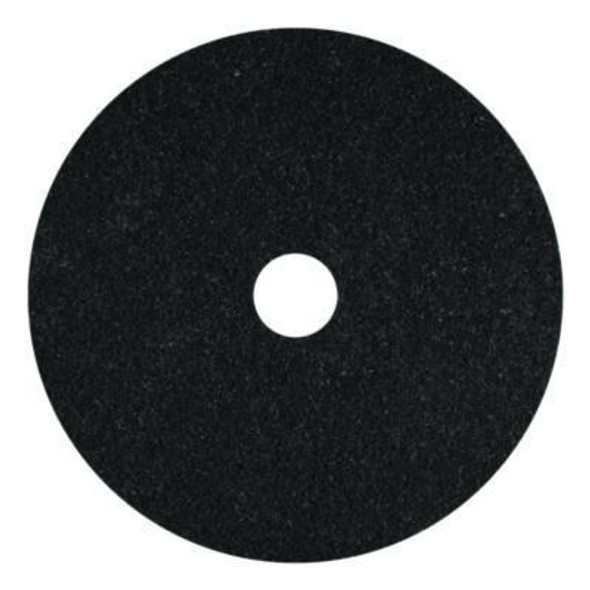 Stripping Pads, 15" Diameter, Black, 5/Carton