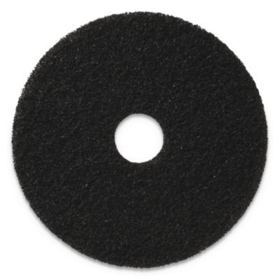 Stripping Pad, 19" Diameter, Black, 5/Carton