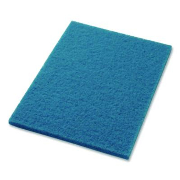Cleaner Pad, 14" x 20", Blue, 5/Carton