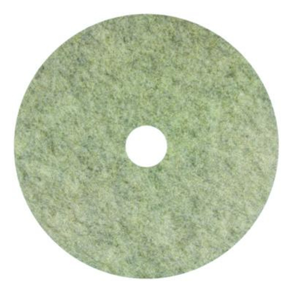 Porko Plus Burnishing Pads, 20" Diameter, Brown, 5/Carton