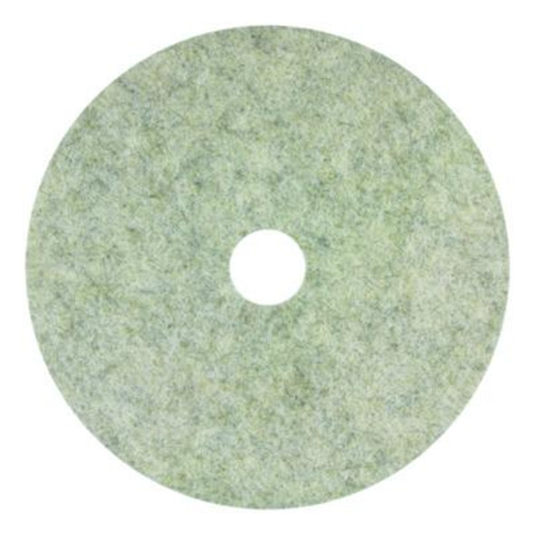 Combo Burnishing Pads, 28" Diameter, Gray, 5/Carton