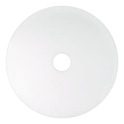 Xtract Melamine Floor Pad, 20" Diameter, White/Brown, 5/Carton