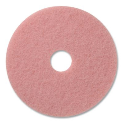Buffing Pad, 13" Diameter, Red, 5/Carton