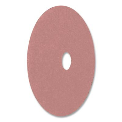 Buffing Pad, 19" Diameter, Red, 5/Carton